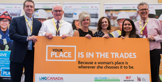 Hey, ladies! LNG Canada is offering all expenses paid chance to work in trades